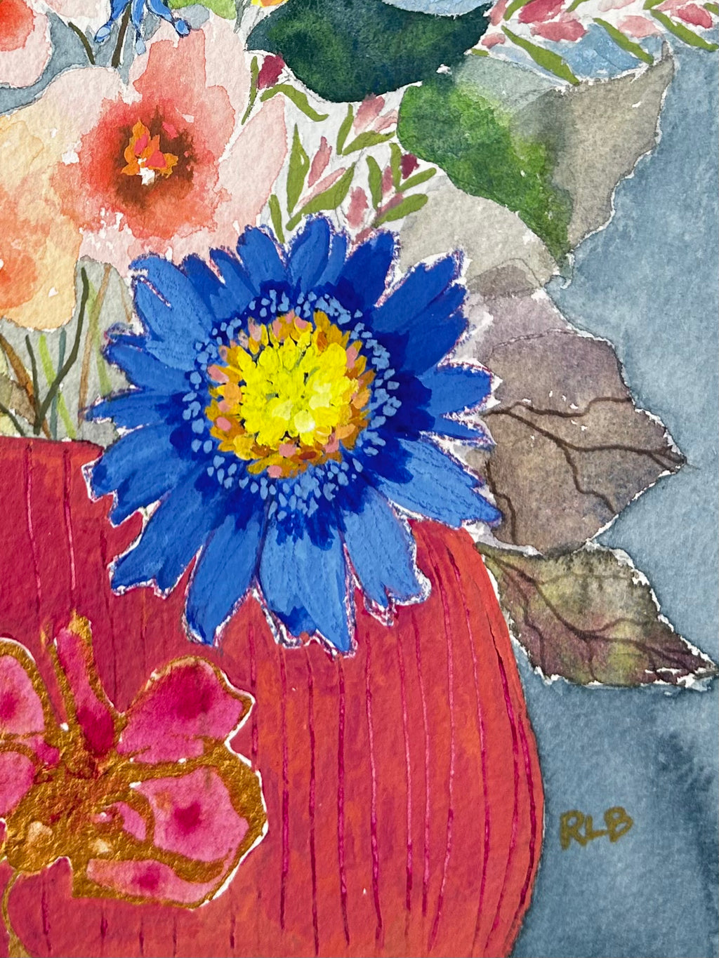 Blue Flower Bouquet